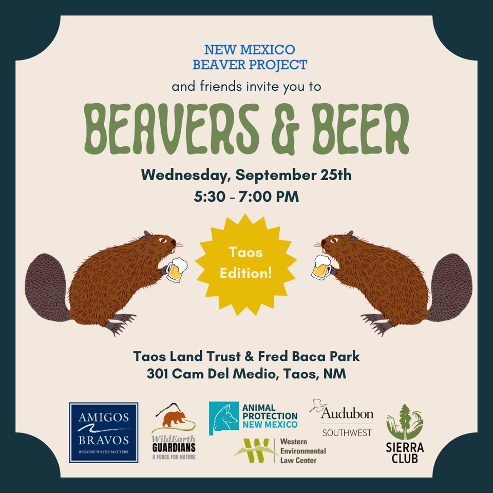 Beavers + Beer Taos Edition – Wednesday, September 25th, 5:30 - 7:00 PM