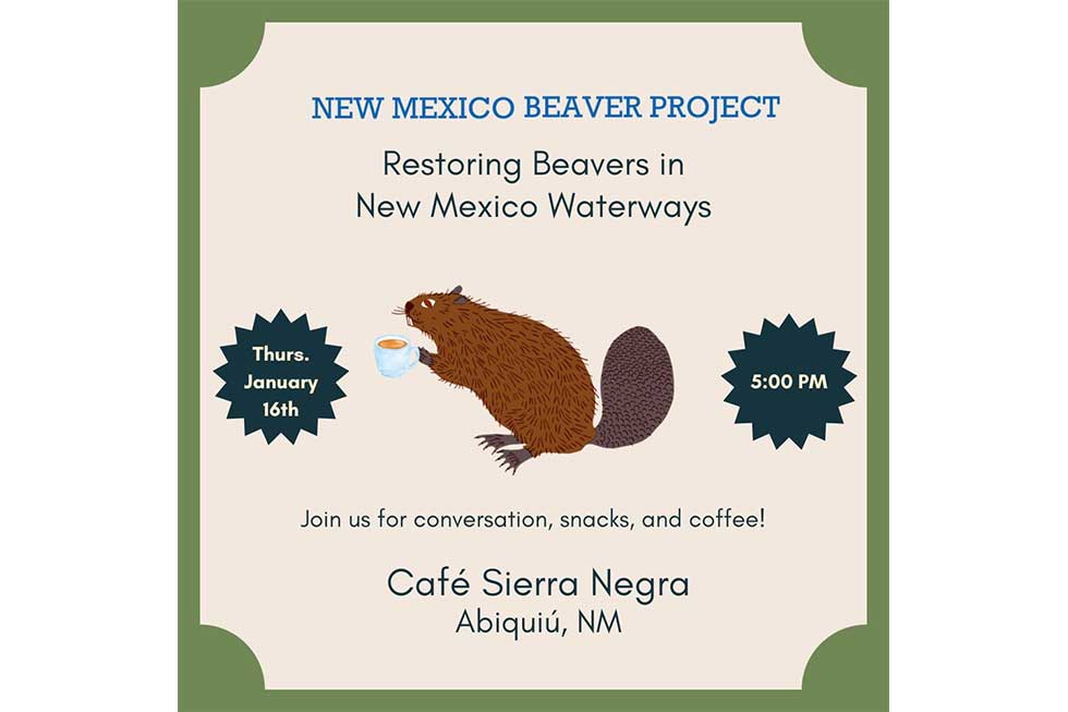 Beavers + Beer Abiquiú Edition – Thursday, January 16th, 5:00 PM